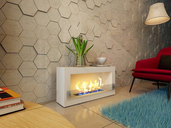 Биокамин напольный Zefire Constant 900 белый