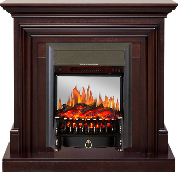 Каминокомплект Royal Flame  Bradford - Темный дуб с очагом Fobos FX M Black