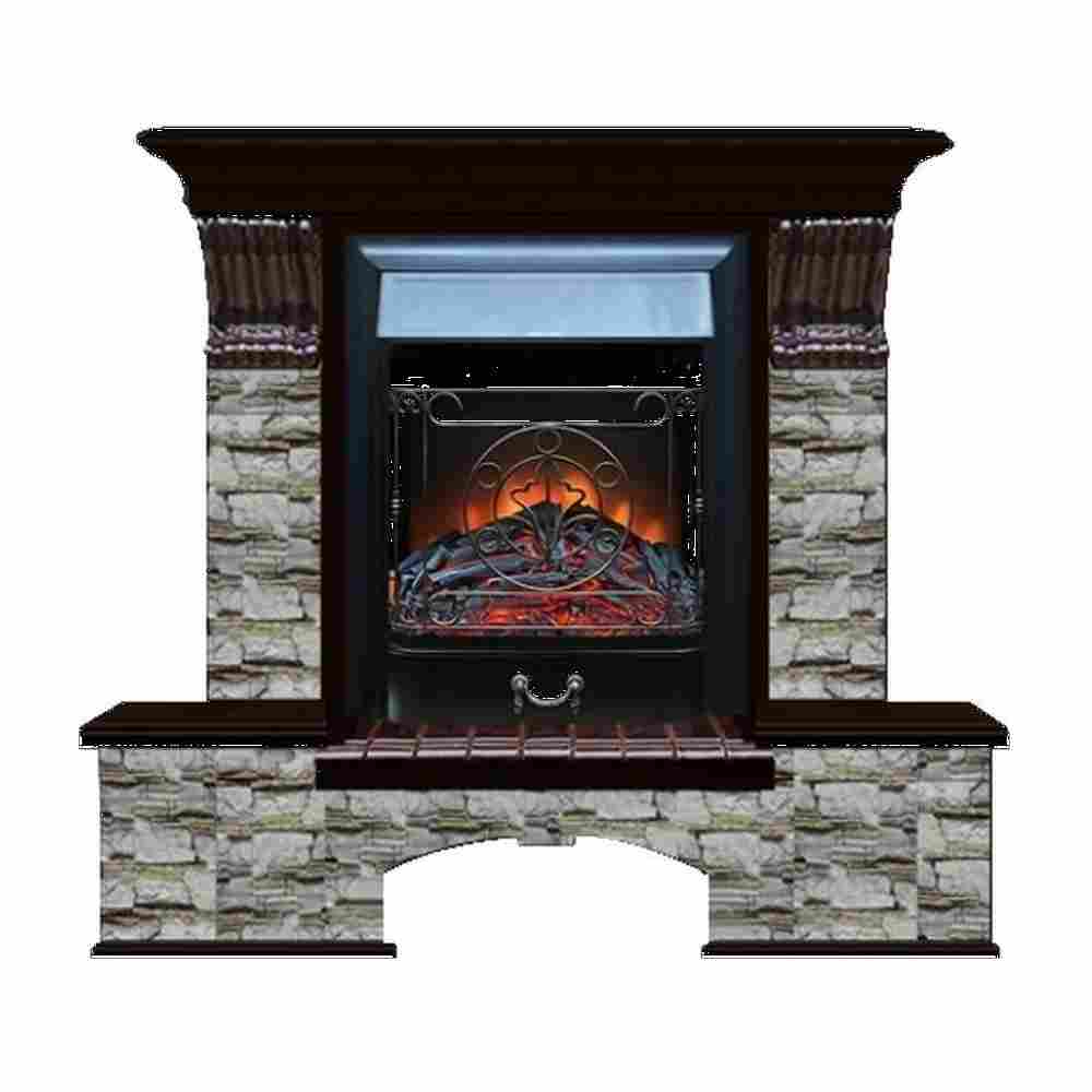 Каминокомплект Glenrich Бостон К Алтай (Magestic)