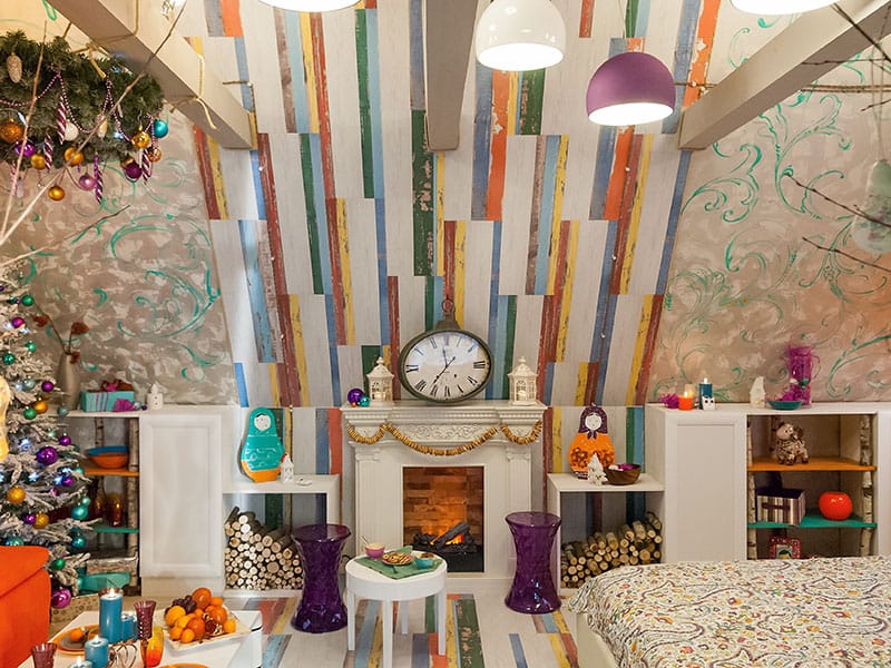 Портал Dimplex Amalfi - Белый дуб