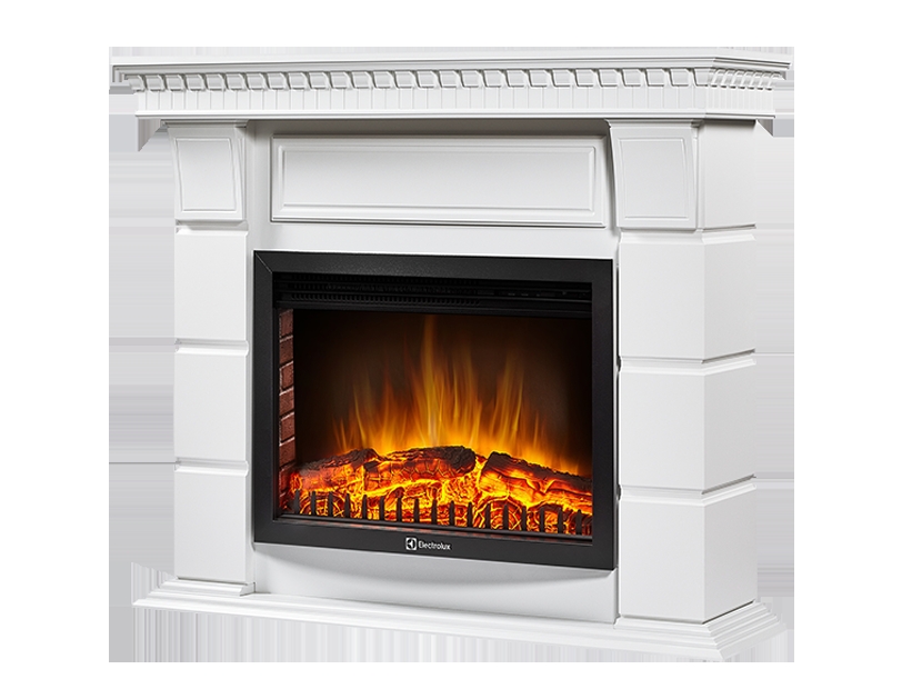 Каминокомплект Electrolux Elegante 30 с очагом EFP/P-3020LS белый