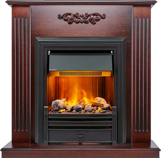Каминокомплект Dimplex Lumsden - Махагон коричневый антик с очагом Brookline Black