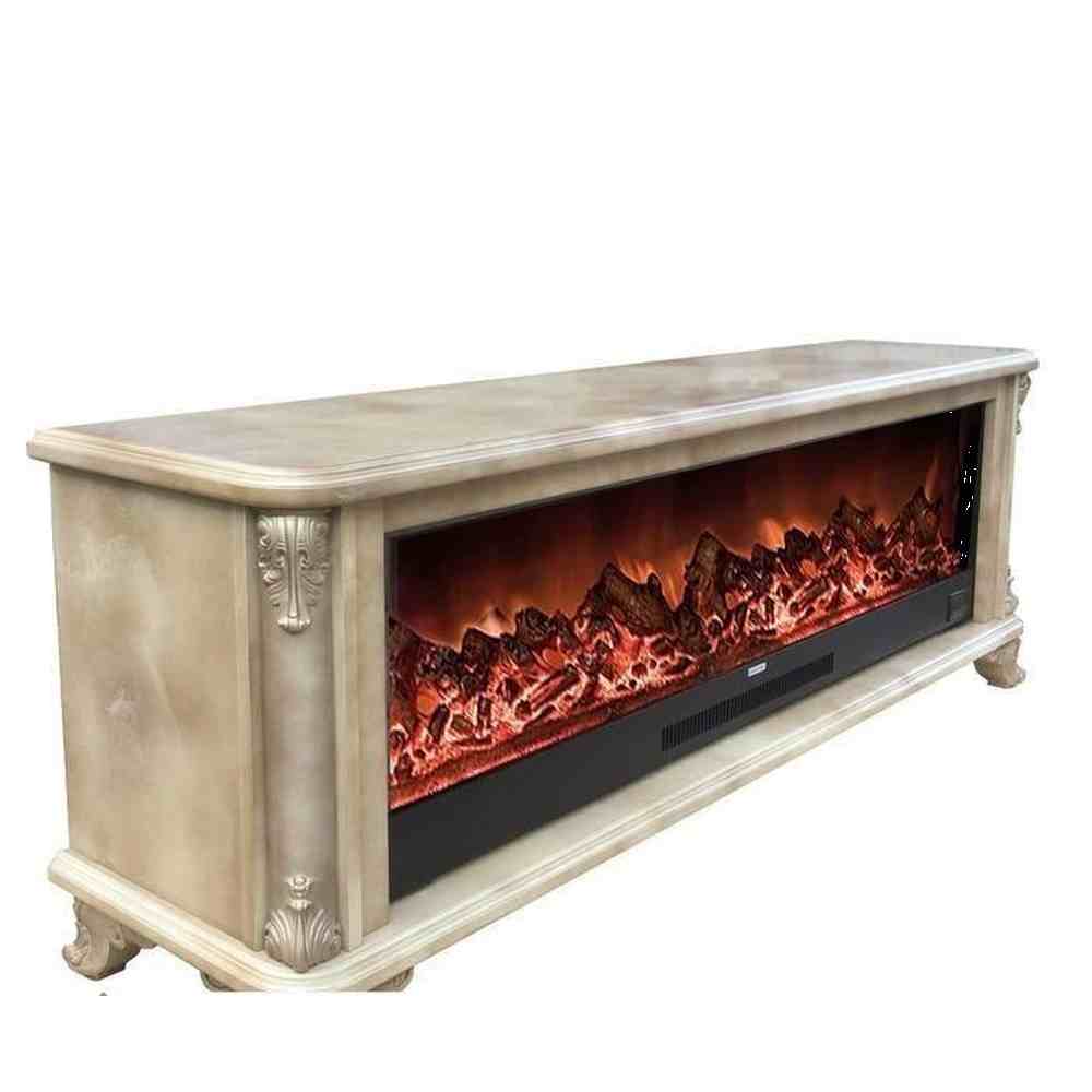 Каминокомплект Glenrich Версаль Premier S 130 с царгой мрамор крем