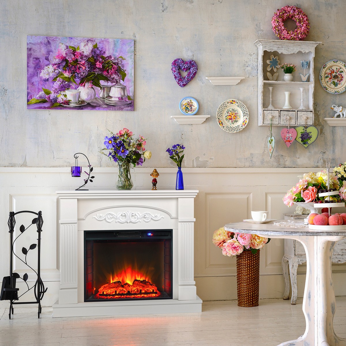 Электрокамин RealFlame  Cristina 25,5 WT с очагом Sparta 25,5