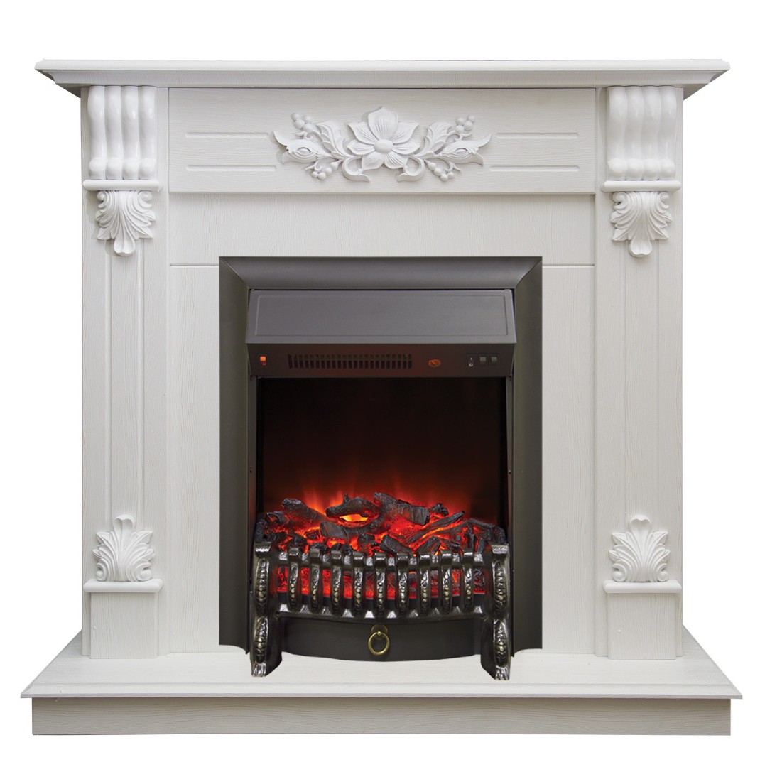 Электрокамин RealFlame Ottawa WT с Fobos Lux S BL