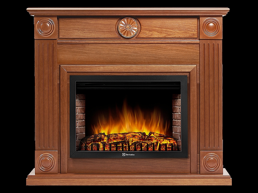 Каминокомплект Electrolux Frame 30 с очагом EFP/P-3020LS шпон дуб