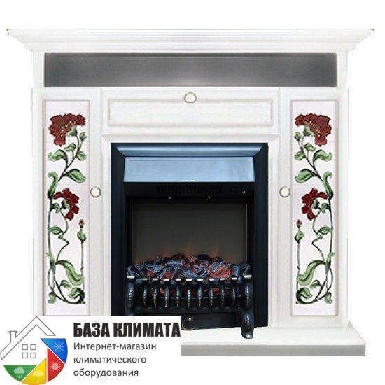 Каминокомплект Glenrich Бар Элиза Fobos black