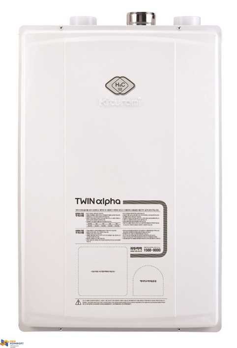 Настенный газовый котел Kiturami Twin Alpha 30