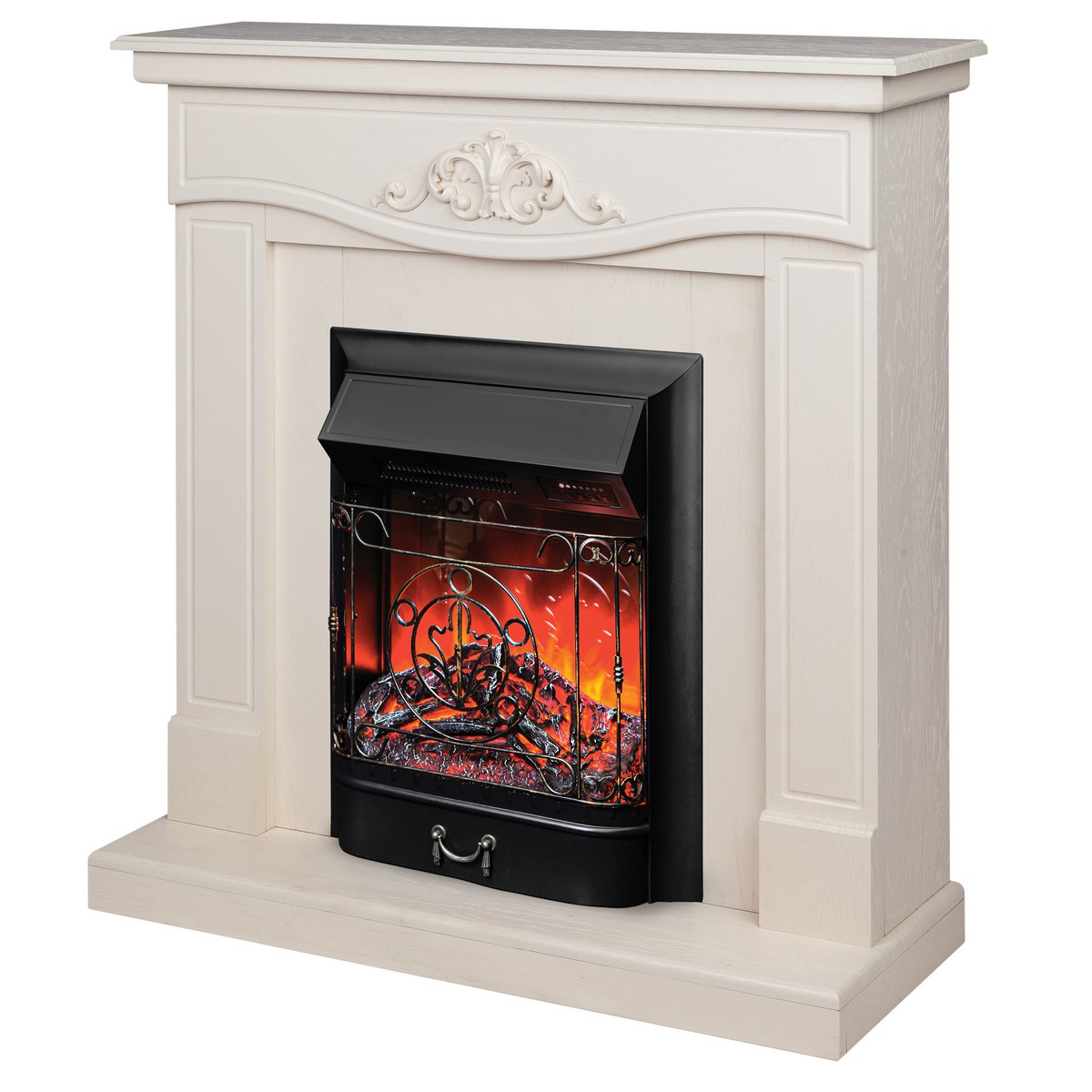 Электрокамин RealFlame  Junona WT с очагом Majestic Lux Black RC