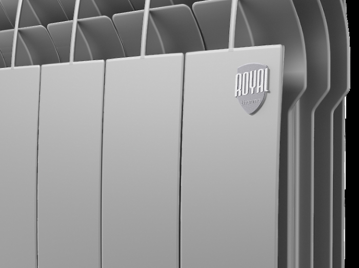 Радиатор алюминиевый Royal Thermo Biliner Alum 500 Silver Satin - 8 секц.