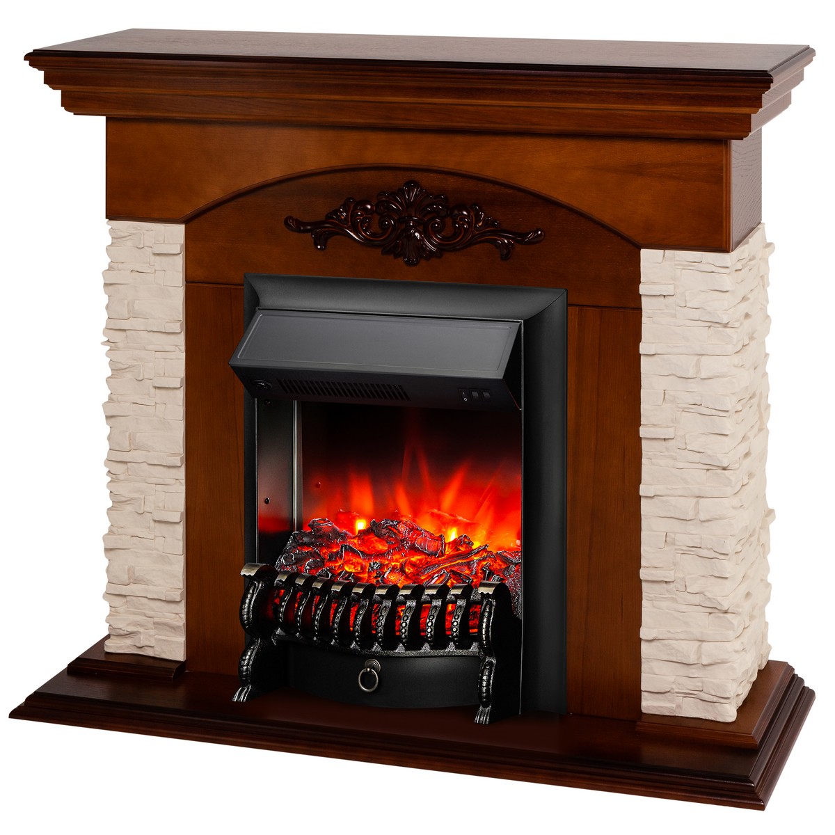 Электрокамин RealFlame  Neapolis NT с очагом Fobos Lux Black