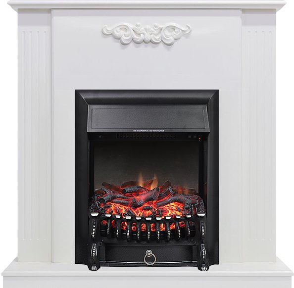 Каминокомплект Royal Flame  Lumsden - Белый дуб с очагом Fobos FX Black