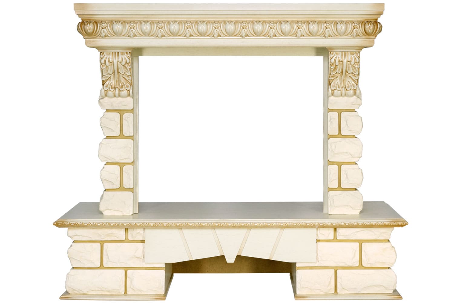 Портал Dimplex Pierre Luxe LORD - Слоновая кость / Белый