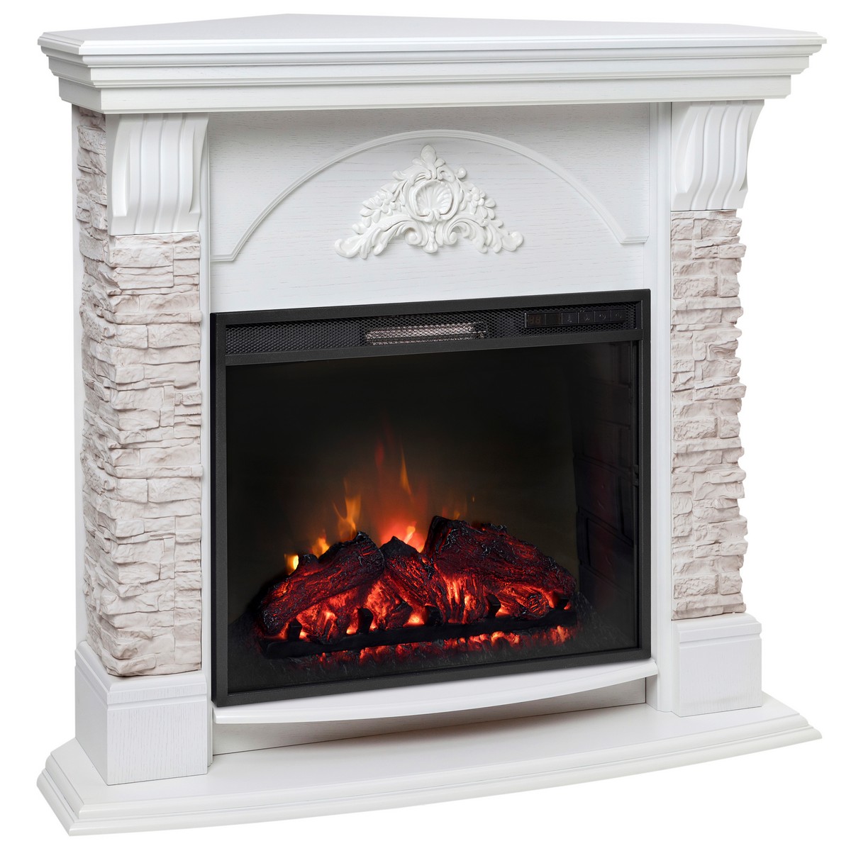 Электрокамин RealFlame  Athena Corner GR с очагом Sparta 25,5