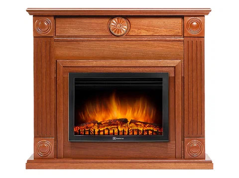 Каминокомплект Electrolux Frame 25 с очагом EFP/P-2520LS шпон дуб