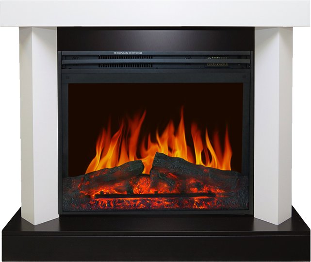 Каминокомплект Royal Flame  Vancouver - Фактурный белый с очагом Jupiter FX New