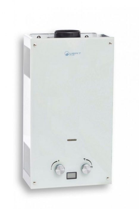 Газовый проточный водонагреватель WertRus 10EG White Glass