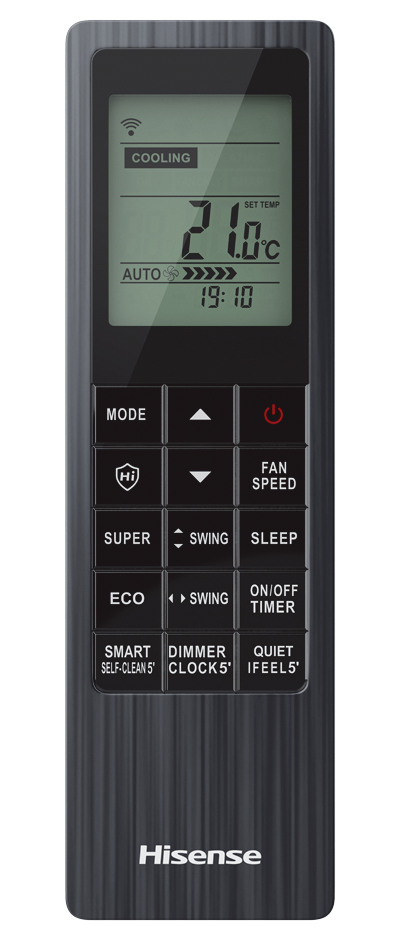 Настенная сплит-система Hisense AS-10HW4SYDTG5B BLACK CRYSTAL CLASSIC A On/Off