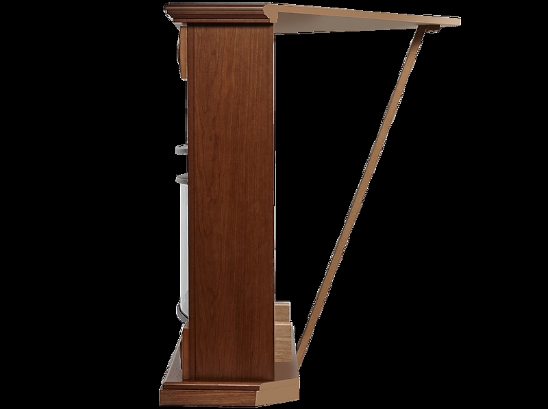 Портал Firelight Frame 25U (угловой) шпон дуб