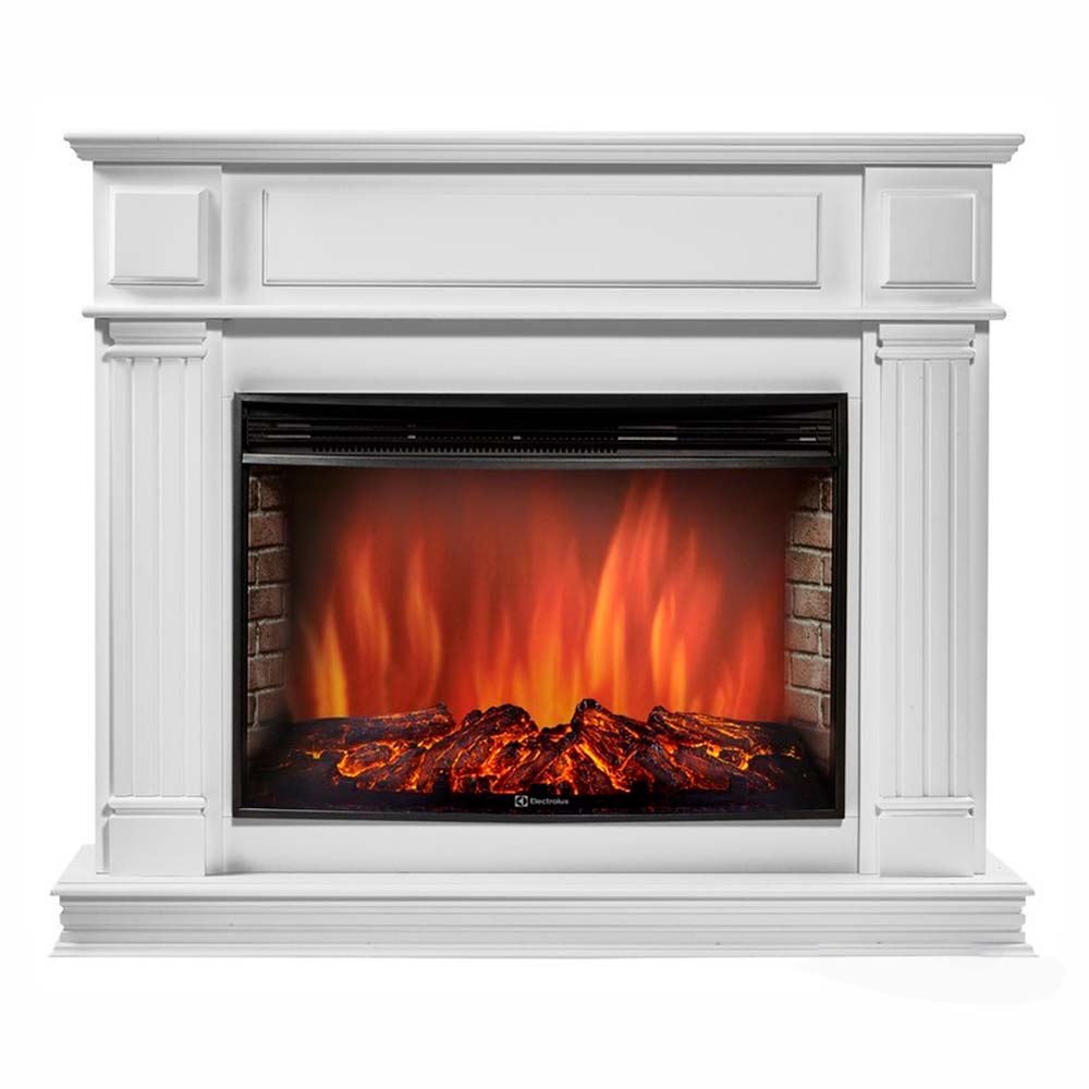 Каминокомплект Electrolux Piazza 25 с очагом EFP/P-2720RLS белый