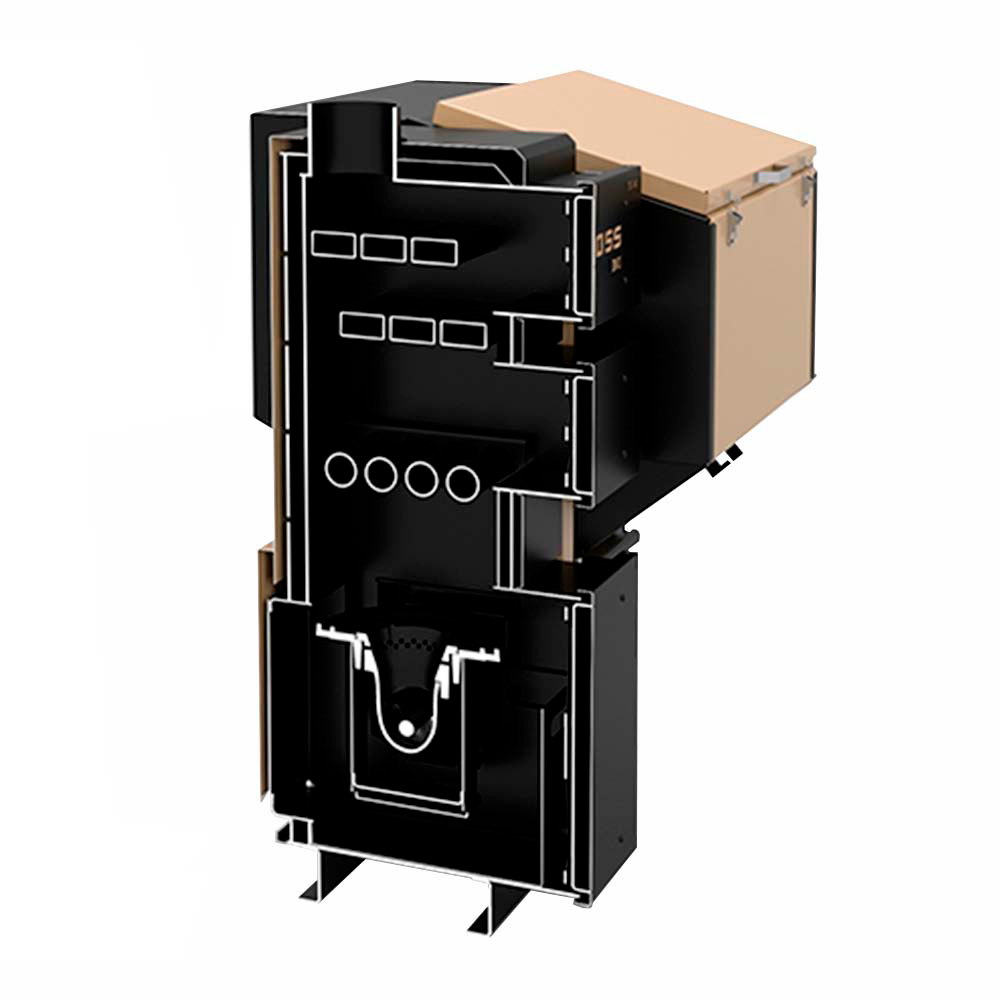 Напольный твердотопливный котел Koloss Auto DUO PLUS 55