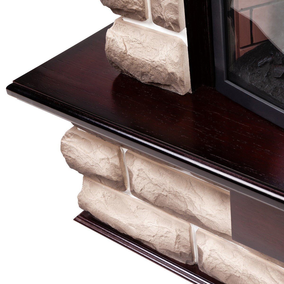 Электрокамин RealFlame  Kansas 33/33W AO с очагом Firespace 33W