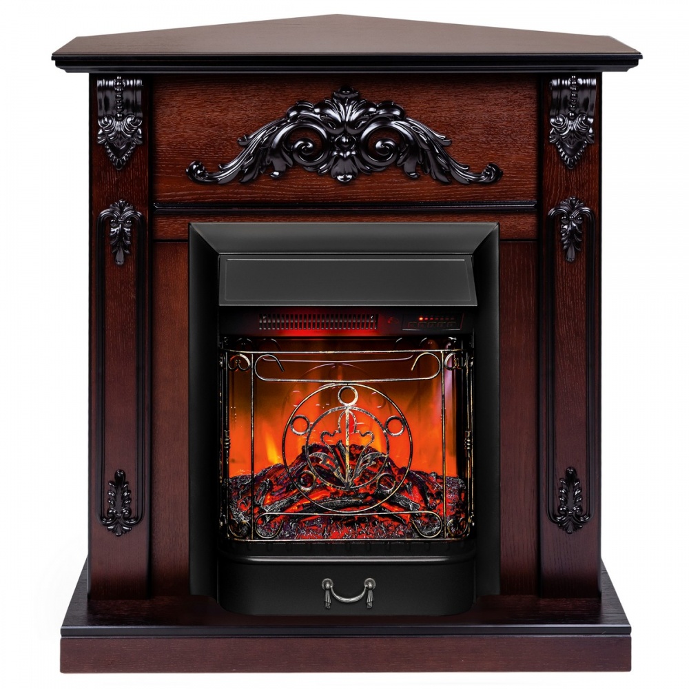 Электрокамин RealFlame  Anita Corner AO с очагом Majestic Lux Black RC