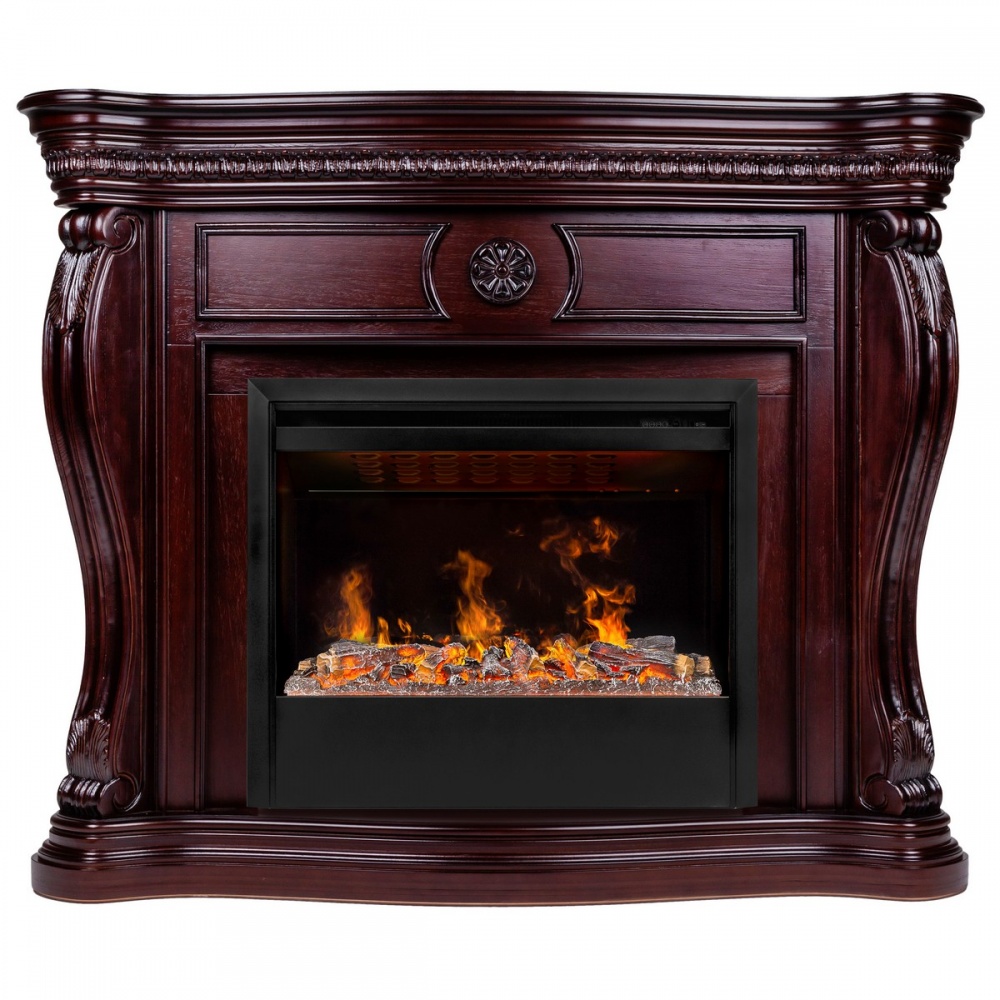 Электрокамин RealFlame  Barcelona 33 AO с очагом 3D Helios 26 SBG