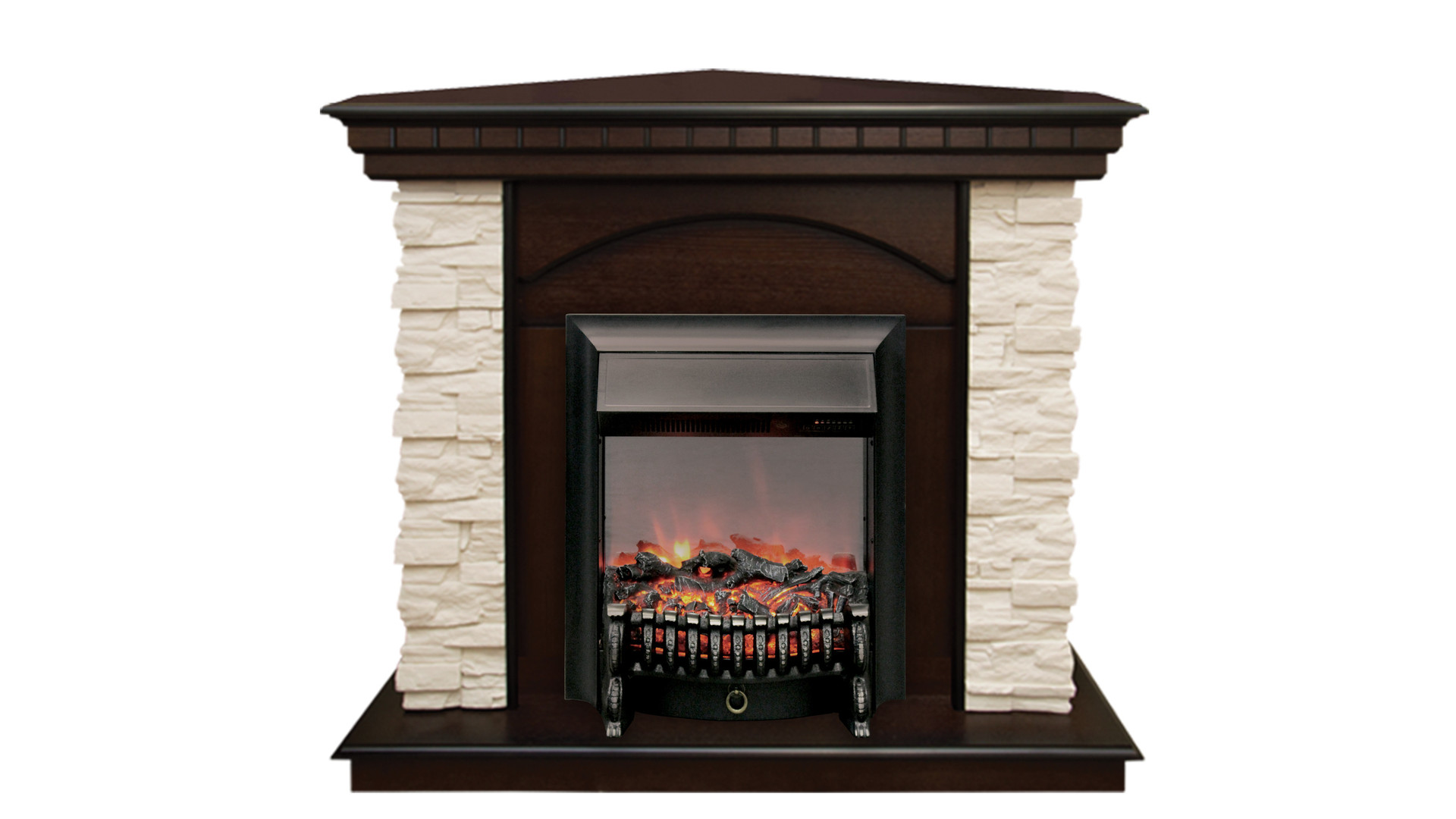 Электрокамин RealFlame  Elford Corner AO с очагом Fobos Lux BL S