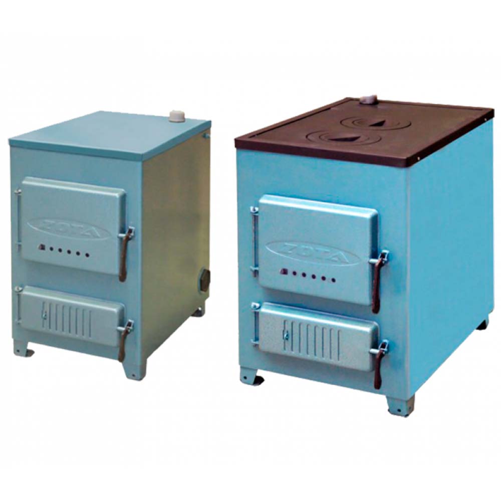 Твердотопливный котел Zota Дымок-12М (плита 2 кольца)