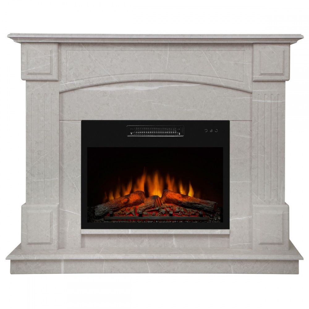 Электрокамин RealFlame  Carolina 24/25,5 WT-F714 с очагом Kendal 24