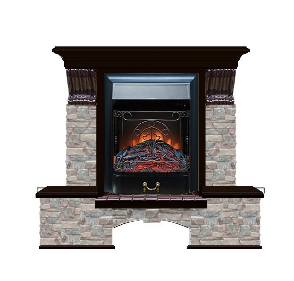Каминокомплект Glenrich Бостон К Грот цветной (Magestic)
