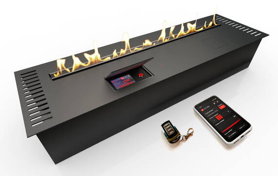 Автоматический биокамин ZeFire М 1000 с ДУ