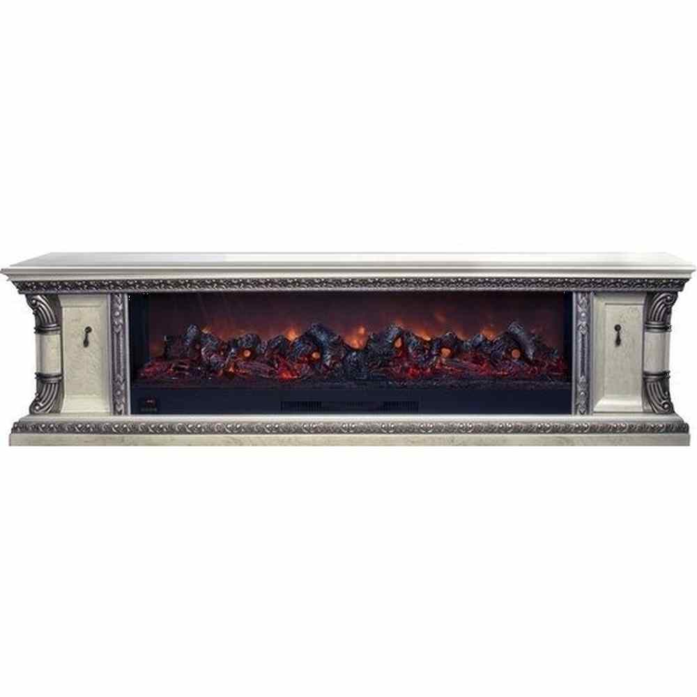 Каминокомплект Glenrich Георгия Premier S130 мрамор крем