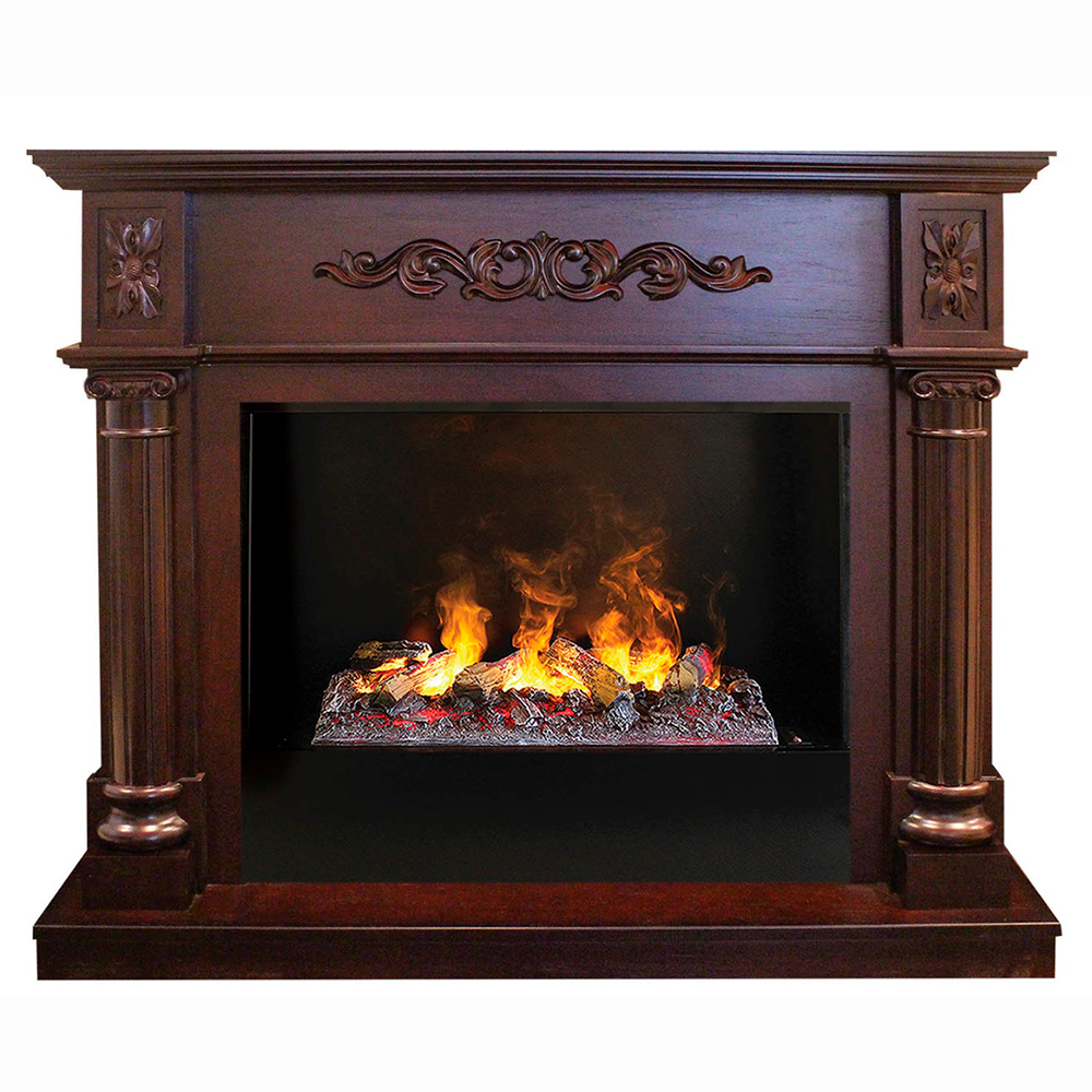 Электрокамин RealFlame Silvia 26 AO 3D Cassette 630 + Black вставка