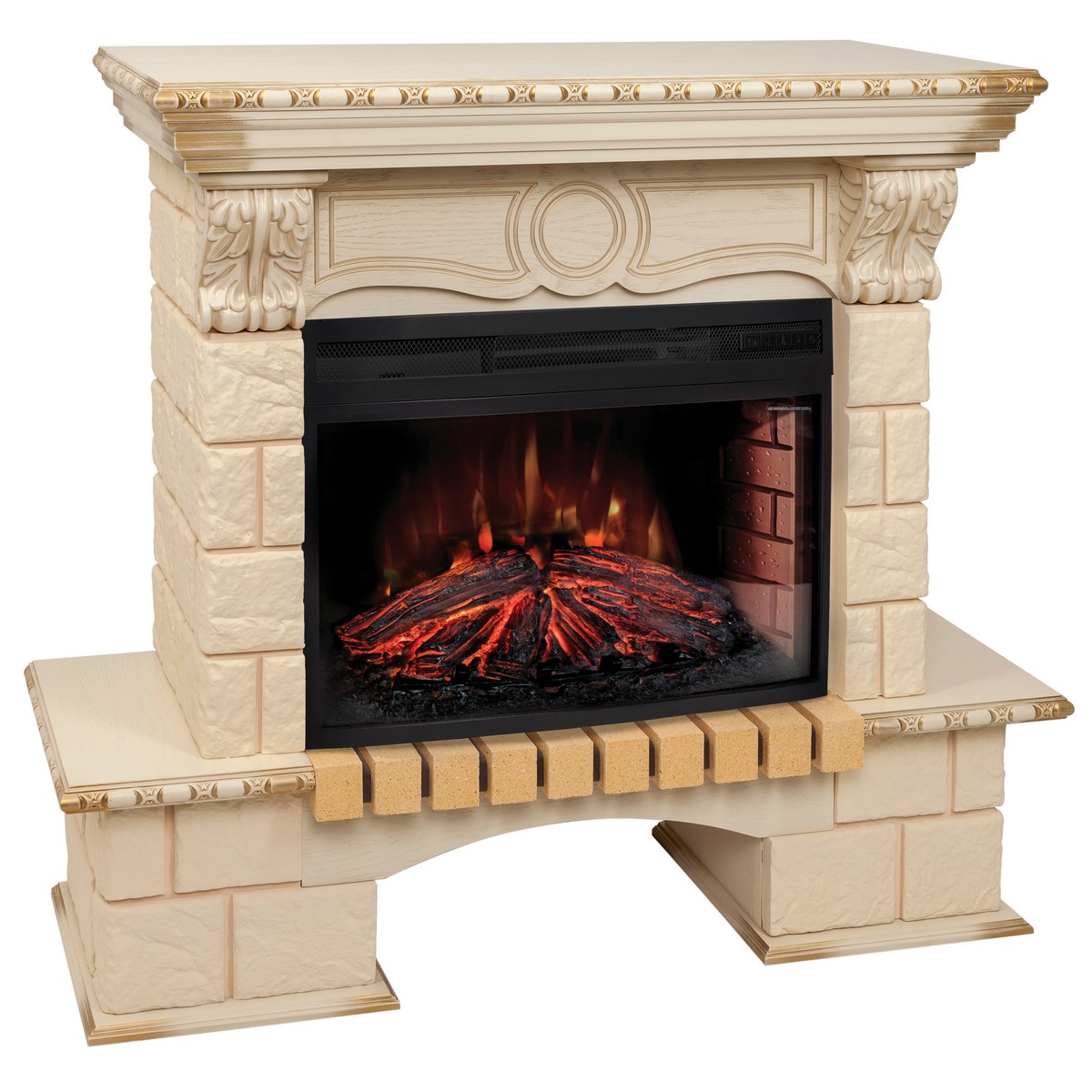 Электрокамин RealFlame  Bolero 25/25,5 WT с очагом Firefield 25