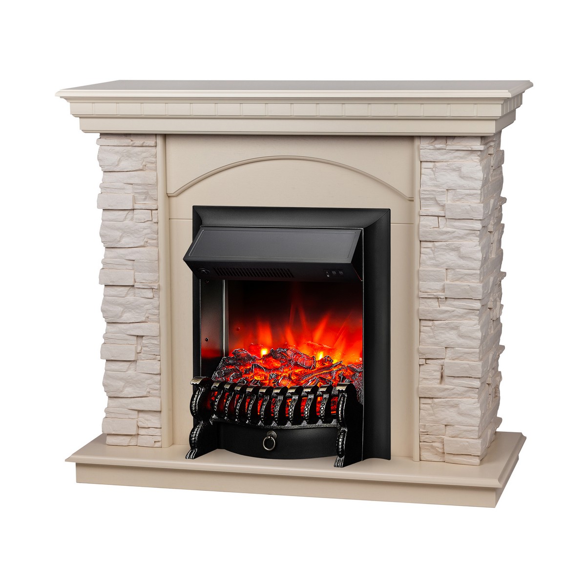 Электрокамин RealFlame  Elford WT с очагом Fobos Lux Black
