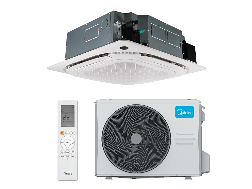 Кассетная сплит-система Midea MCD1-24HRFNX(GA)-B/MOX430U-24HFN8-Q(GA)/T-MBQ4-04AWD Inverter