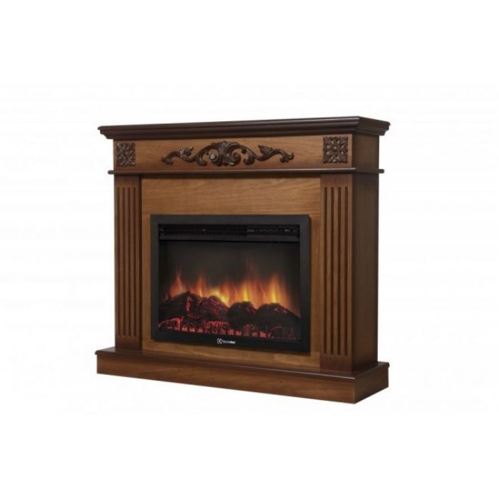 Каминокомплект Electrolux Noce 26/30 с очагом EFP/P-3020LS шпон орех