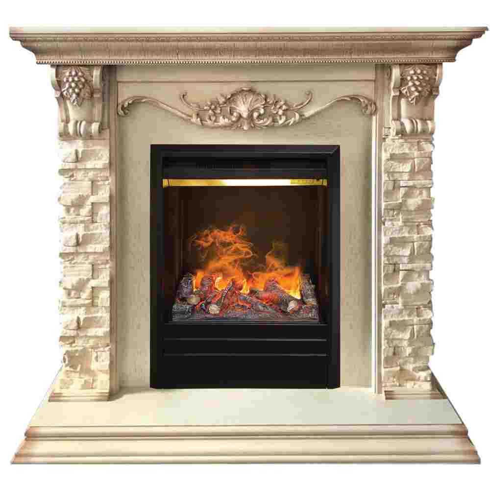 Электрокамин RealFlame  Patricia WT с очагом 3D Olympic