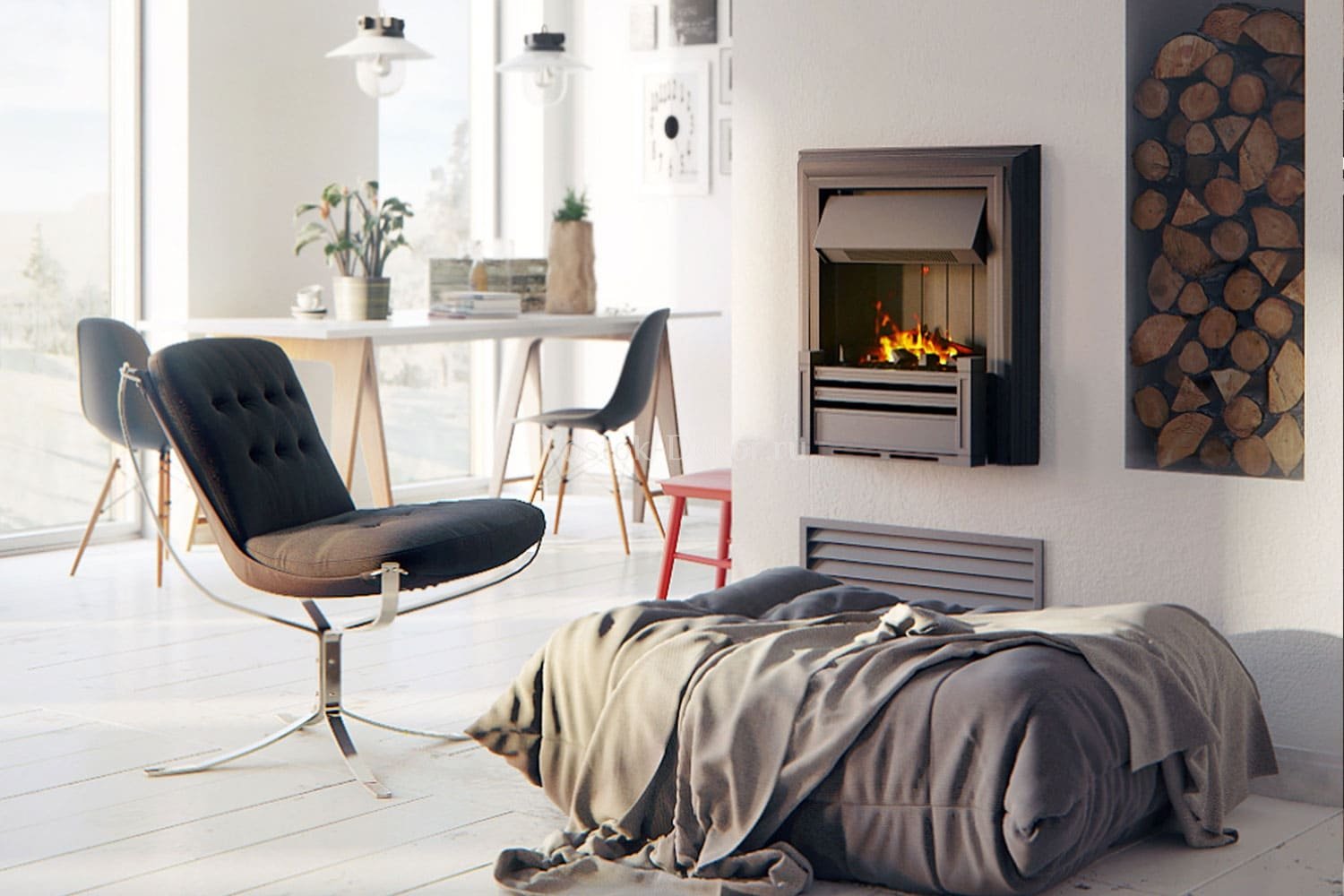 Очаг Dimplex  Brookline Black