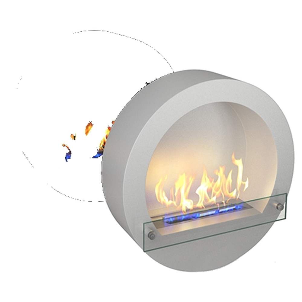 Биокамин настенный Zefire Enigma белый