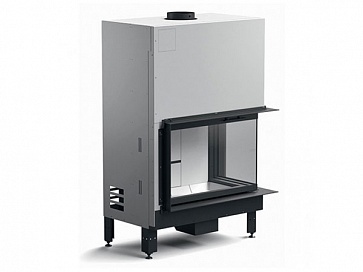 Каминная дровяная топка MCZ Plasma 95 sx угловое стекло правое