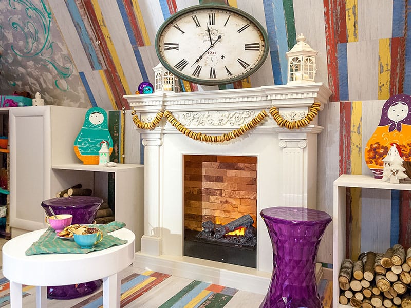 Портал Dimplex Amalfi - Белый дуб