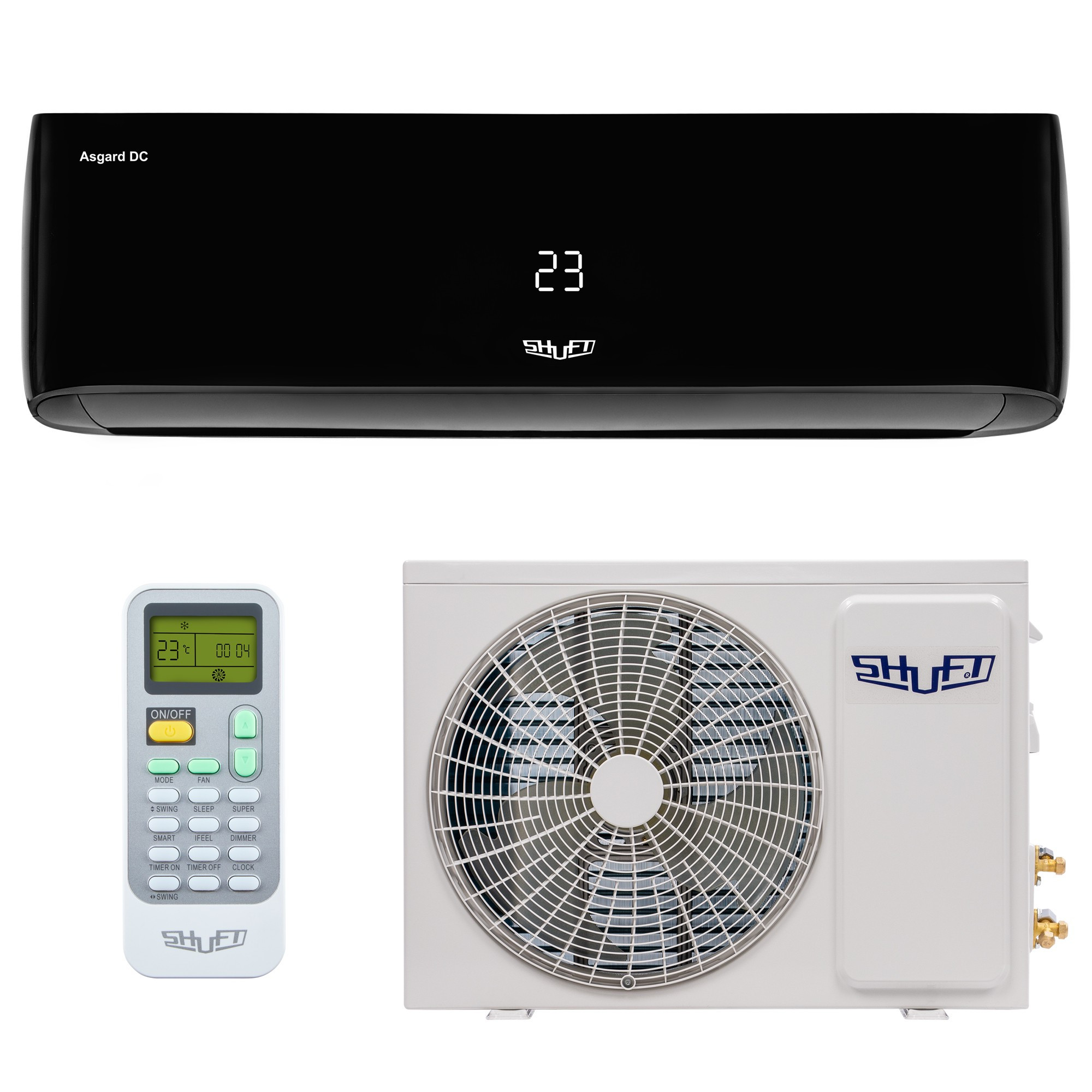 Настенная сплит-система SHUFT SFTHAI-07HN8/BL Asgard Inverter