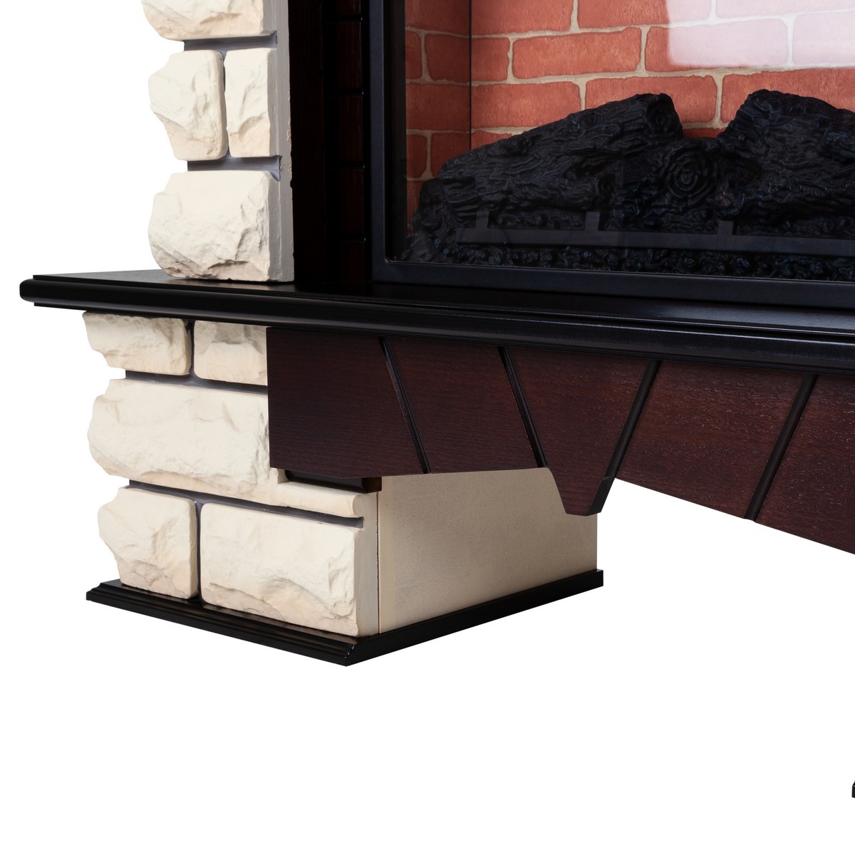 Электрокамин RealFlame Kavkaz 24/25,5 AO с очагом Evrika 25,5