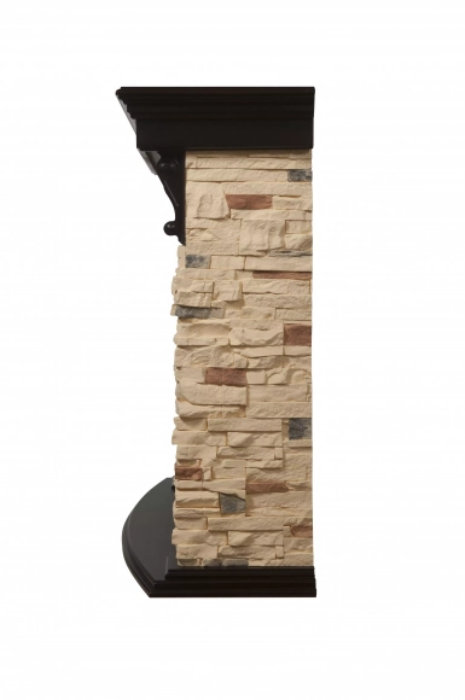 Каминокомплект Electrolux Torre 26/30S с очагом EFP/P-2620RLS камень сланец натуральный, шпон венге