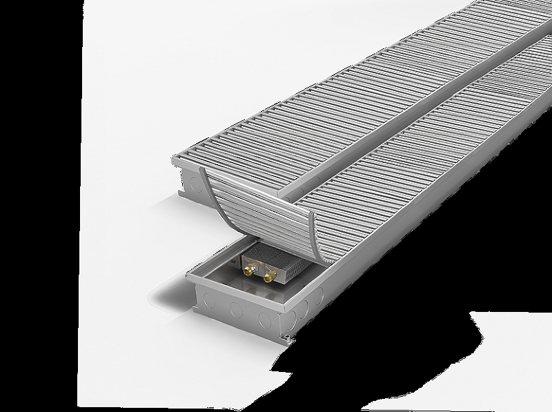 Конвектор внутрипольный MINIB RT с вентилятором KT110 110-303-2000