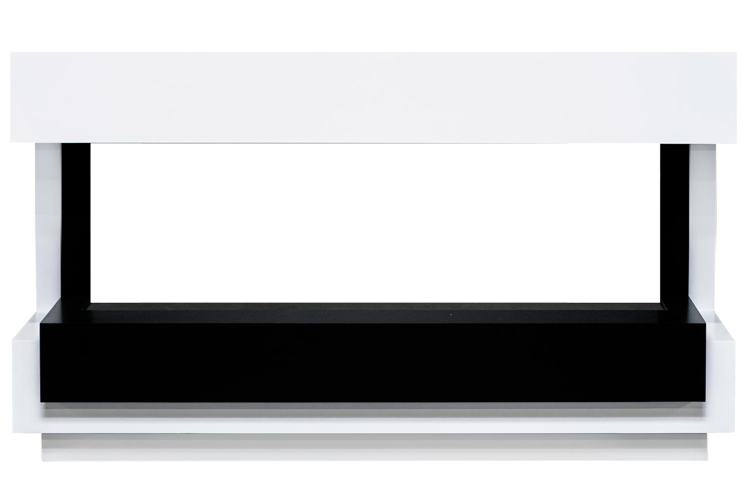 Каминокомплект Royal Flame  Cube 50 - Белый с черным с очагом Astra 50 RF