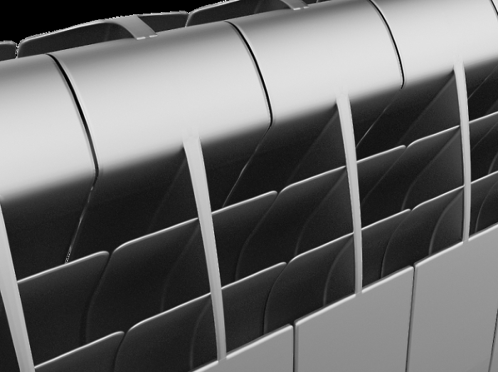 Радиатор Royal Thermo BiLiner 350 /Silver Satin - 12 секц.